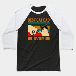 Best cat dad ever Baseball T-Shirt